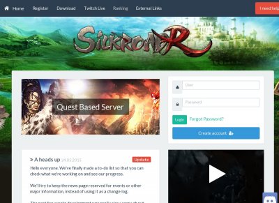 silkroad online 2 official site